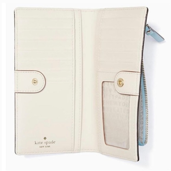 Kate Spade Sky Blue Mikas Pond Stacy Wallet - Picture 3 of 13